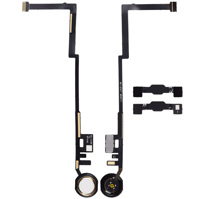 Home Button Flex Cable Compatible For iPad 5 (2017) / iPad 6 (2018) (Aftermarket Plus) (Gold)