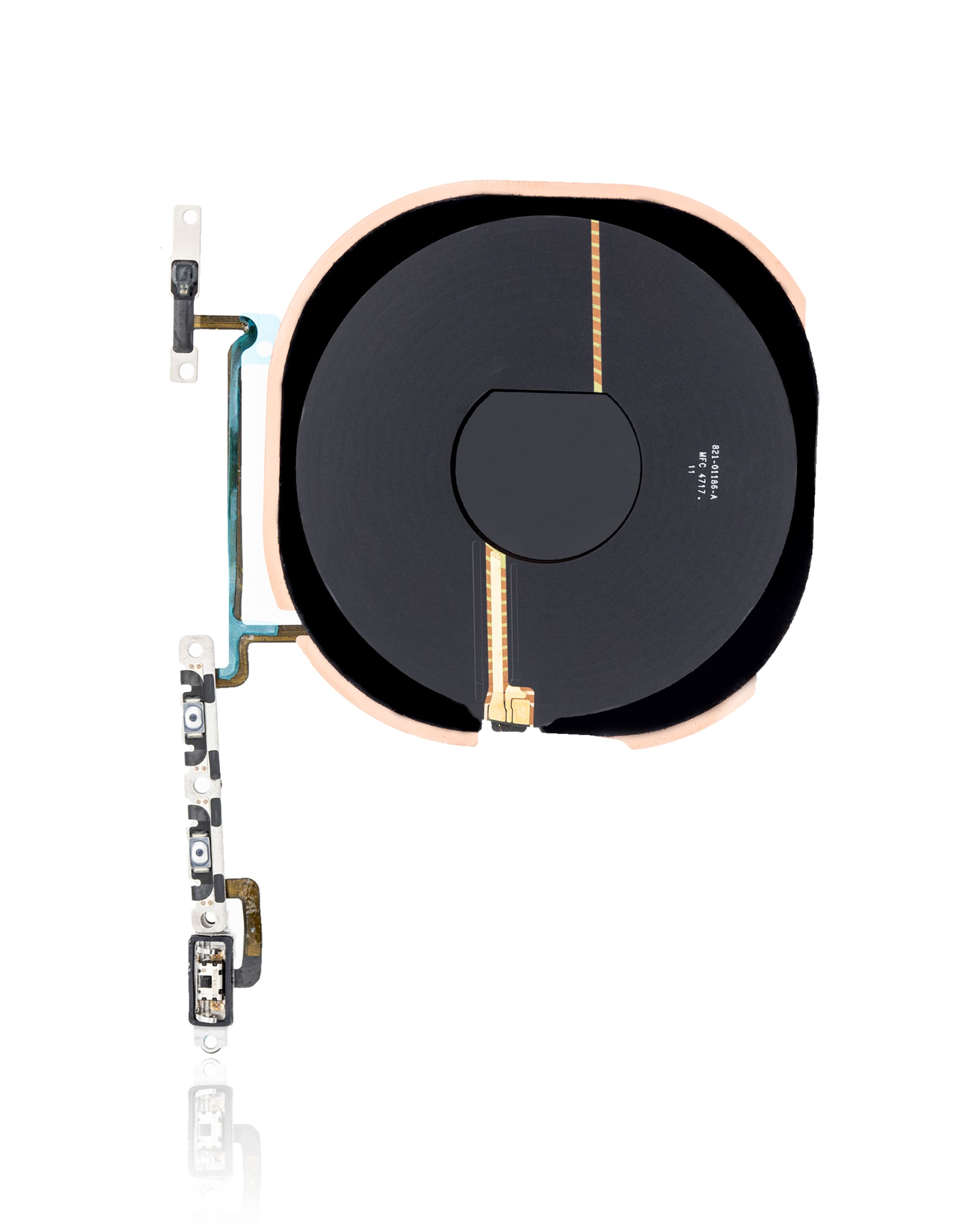 Wireless NFC Charging Flex With Power & Volume Flex Pre-Installed Compatible For iPhone X