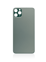 Back Glass With 3M Adhesive Compatible For iPhone 11 Pro Max (No Logo / Large Camera Hole) (Midnight Green)