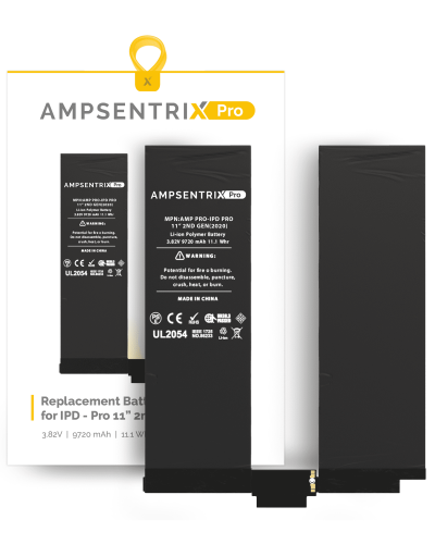 Replacement Battery Compatible For iPad Pro 11" 2nd Gen (2020) (AmpSentrix Pro)