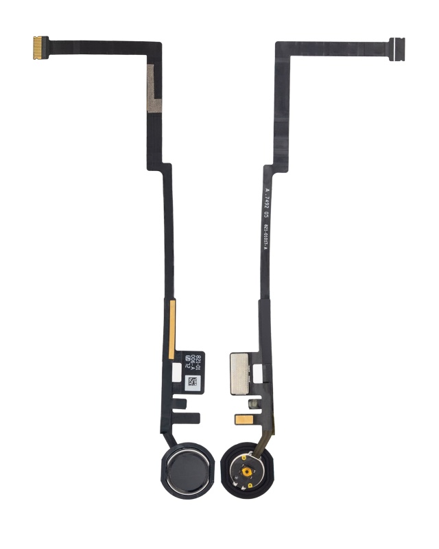 Home Button Flex Cable Compatible For iPad 5 (2017) / iPad 6 (2018) (Premium) (Black)