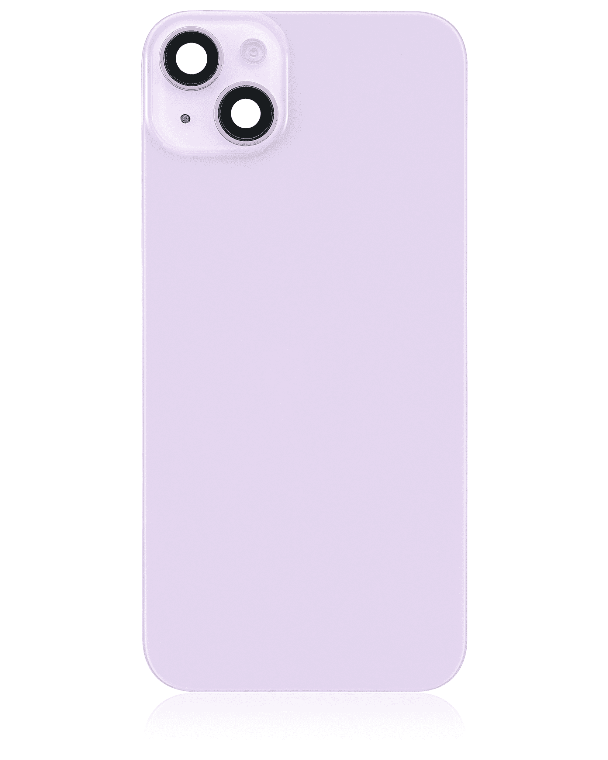 Back Glass With Steel Plate With MagSafe Magnet Pre-Installed Compatible For iPhone 14  Plus (Purple) (No Logo)