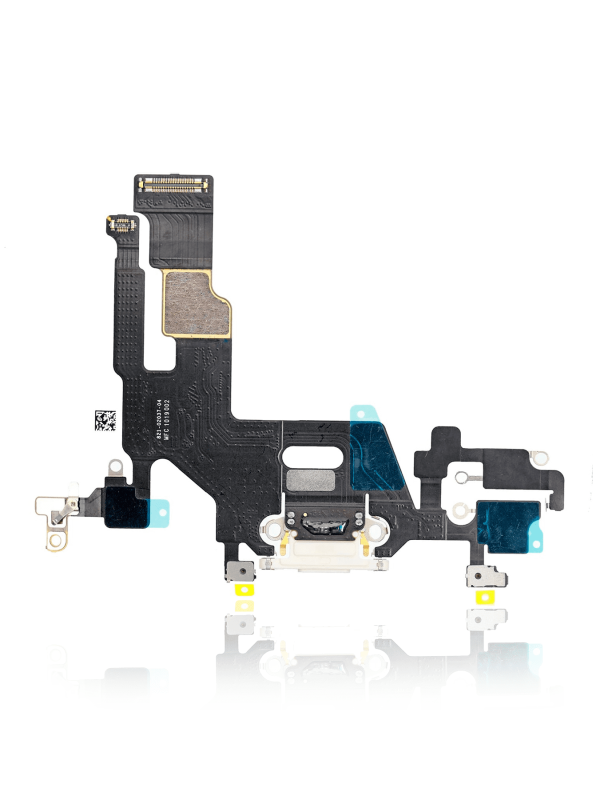 Charging Port Flex Cable Compatible For iPhone 11 (Aftermarket Plus) (White)