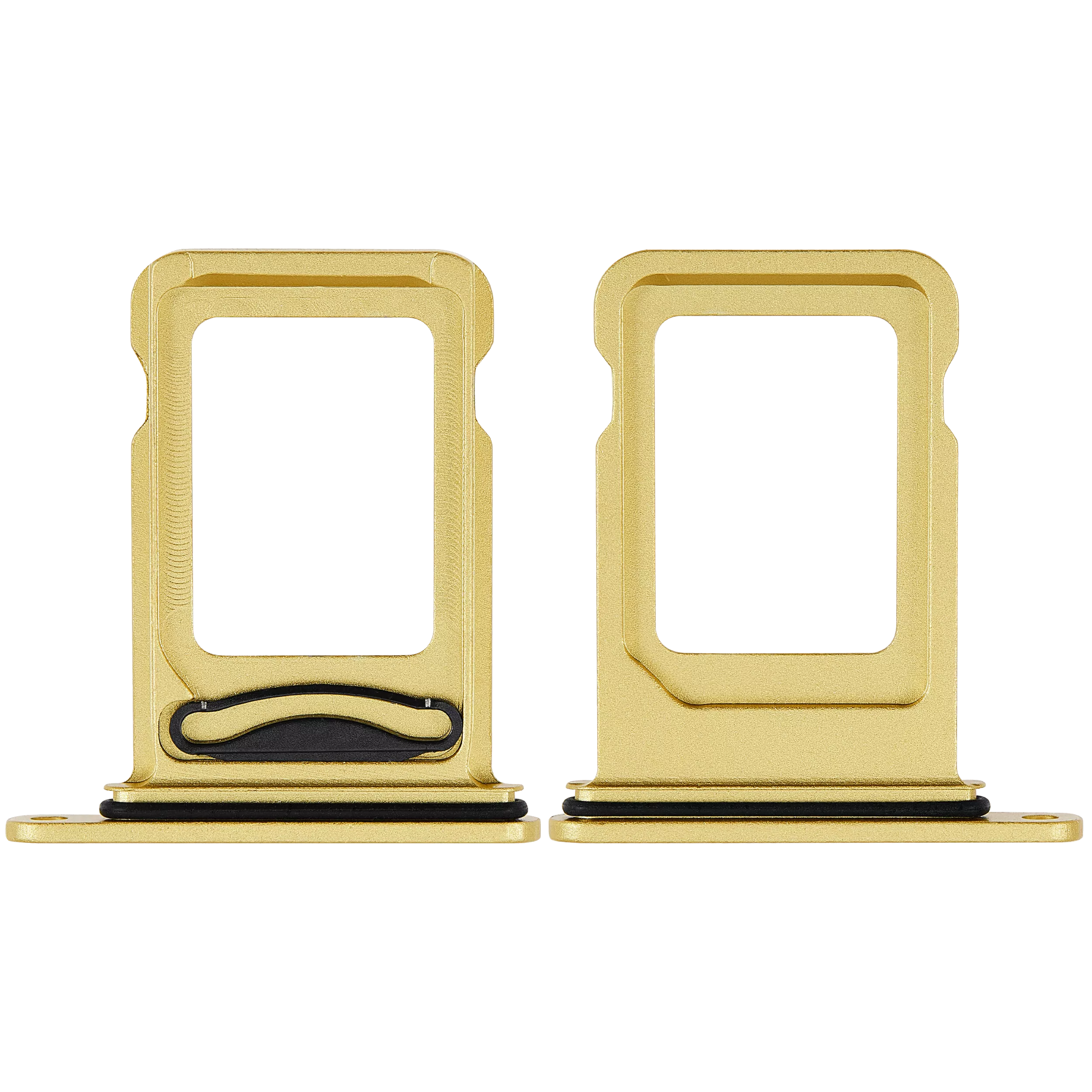 Dual Sim Card Tray Compatible For iPhone 14 / 14 Plus (Yellow)