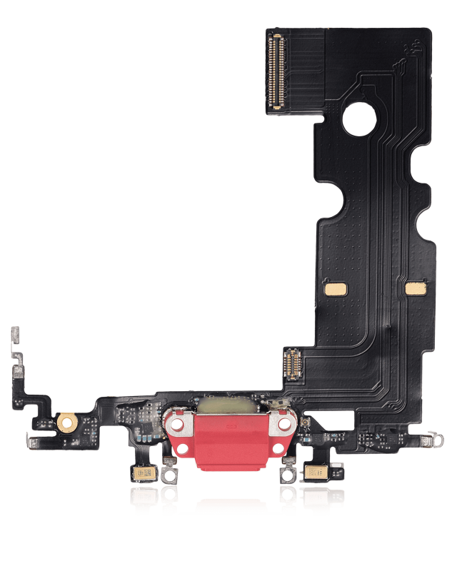 Charging Port Flex Cable Compatible For iPhone SE (2020) (Aftermarket Plus) (Red)