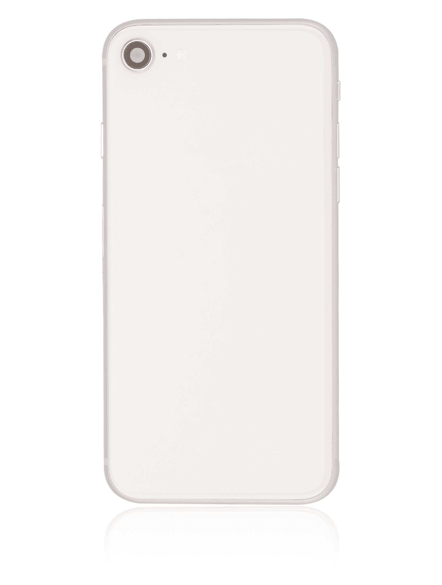Back Housing W/ Small Components Pre-Installed Compatible For iPhone 8 (Used OEM Pull: Grade B) (Silver)