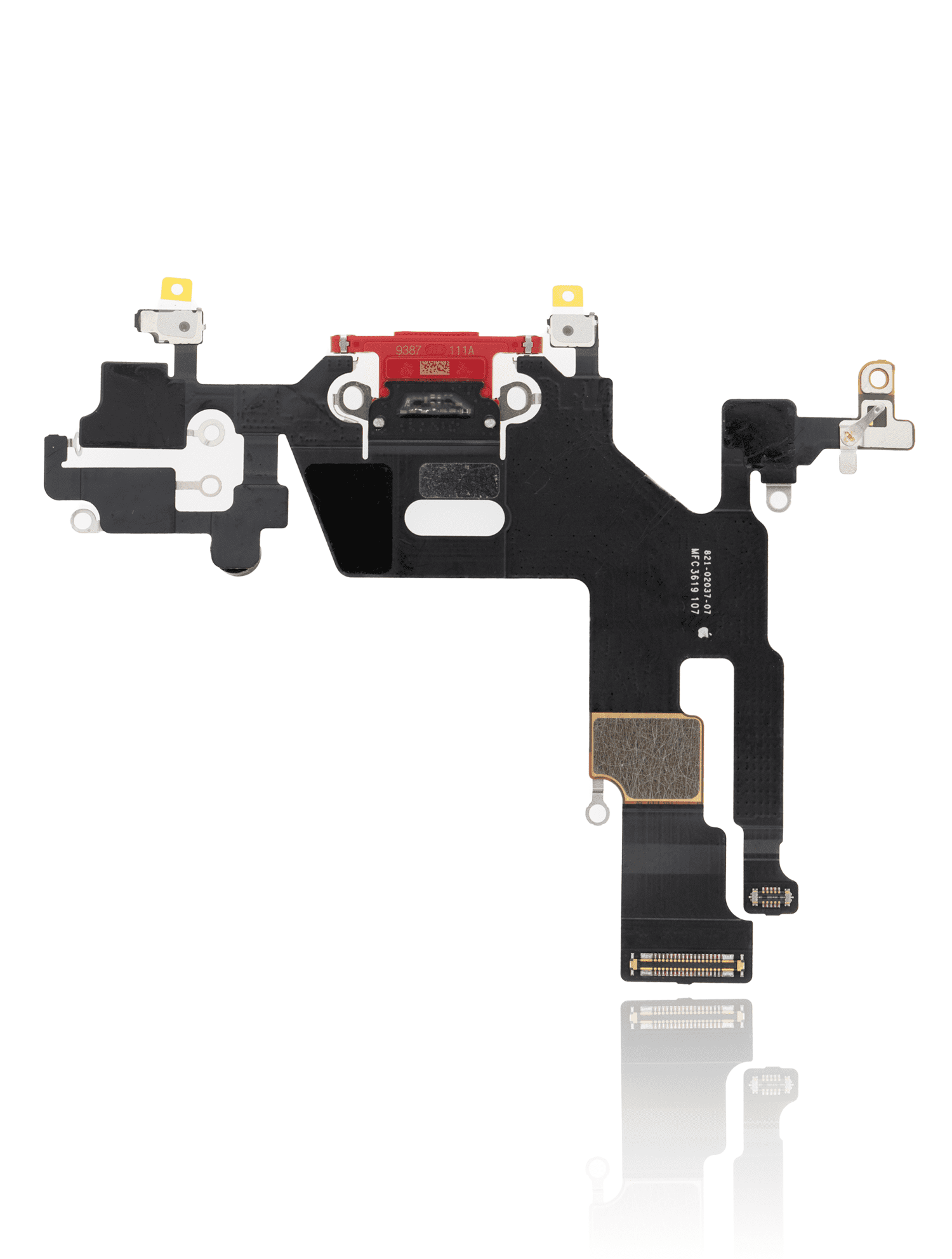 Charging Port Flex Cable Compatible For iPhone 11 (Premium) (Red)