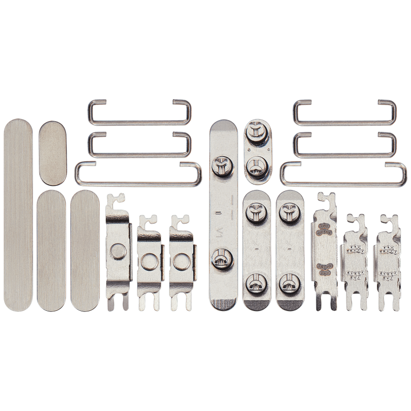 Hard Buttons (Power / Volume / Switch) Compatible For iPhone 15 Pro / 15 Pro Max (Natural Titanium)
