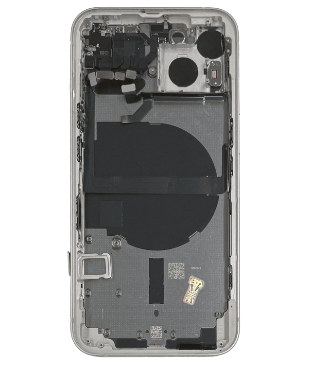 Back Housing W/ Small Components Pre-Installed Compatible For iPhone 13 (US Version) (Used OEM Pull: Grade B) (Starlight)