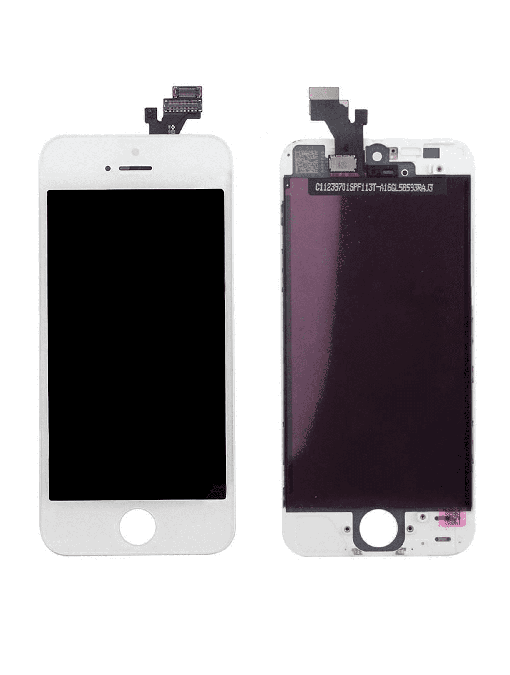 LCD Assembly Compatible For iPhone 5 (Aftermarket) (White)