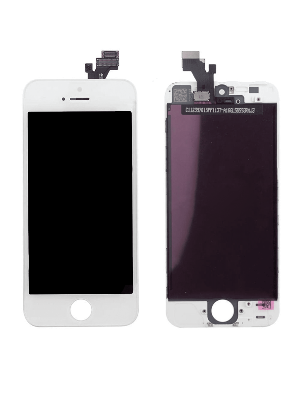 LCD Assembly Compatible For iPhone 5 (Aftermarket) (White)