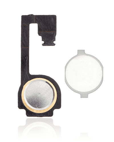 Home Button With Flex Compatible For iPhone 4 (White)