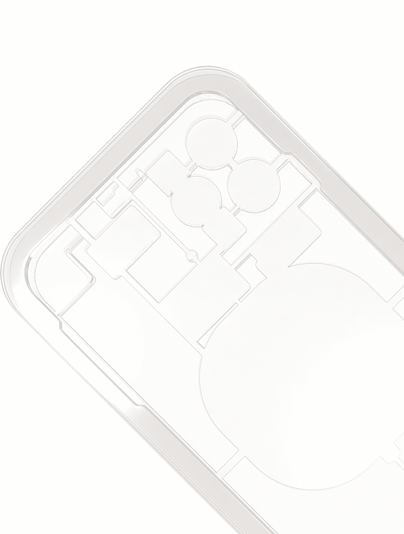 Laser Machine Protection Mold Compatible For iPhone 11 (M-Triangel)
