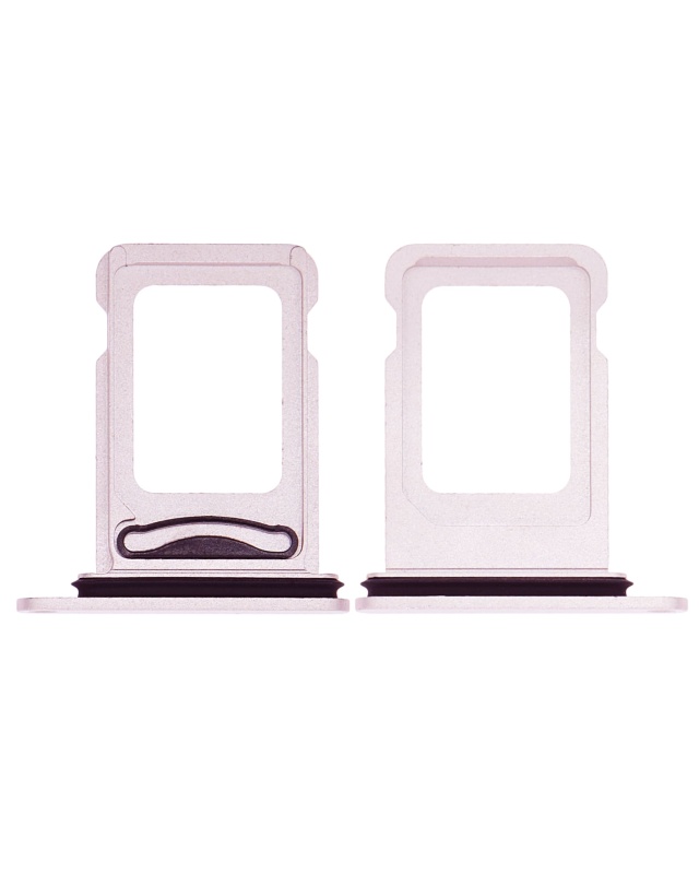 Dual Sim Card Tray Compatible For iPhone 13 (Pink)