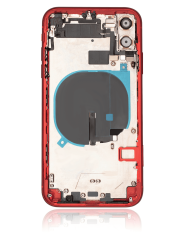 Back Housing W/ Small Components Pre-Installed Compatible For iPhone 11 (Used OEM Pull: Grade B) (Red)