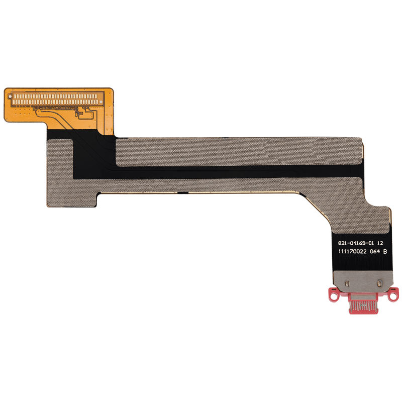 Charging Port Flex Cable Compatible For iPad 10 (2022) (4G Version) (Aftermarket Plus) (Pink)