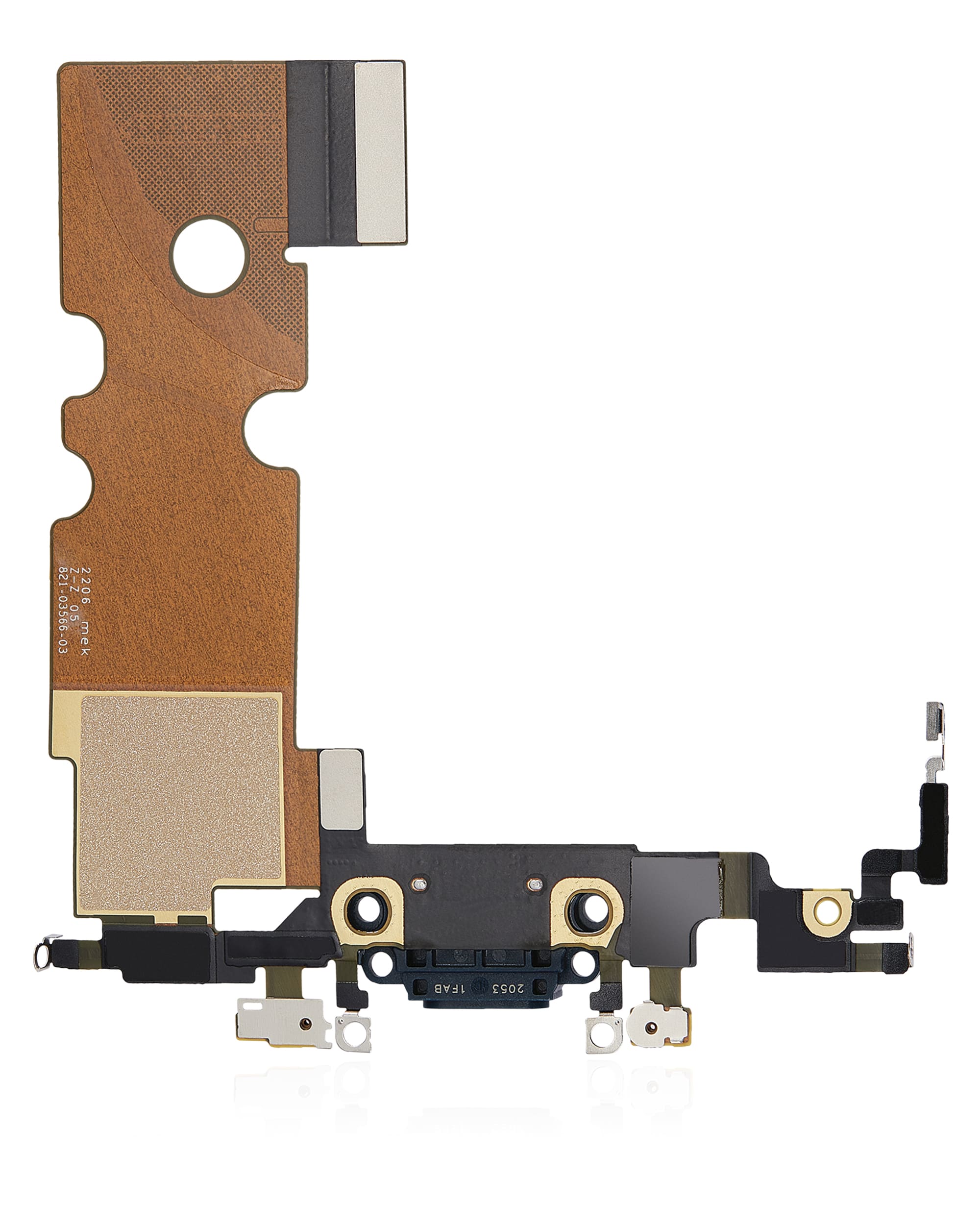 Charging Port Flex Cable Compatible For iPhone SE (2022) (Premium) (Midnight)