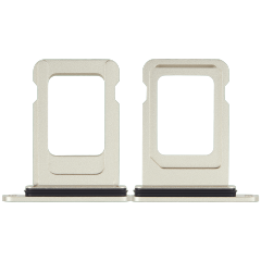 Single Sim Card Tray Compatible For iPhone 15 / 15 Plus (Yellow)