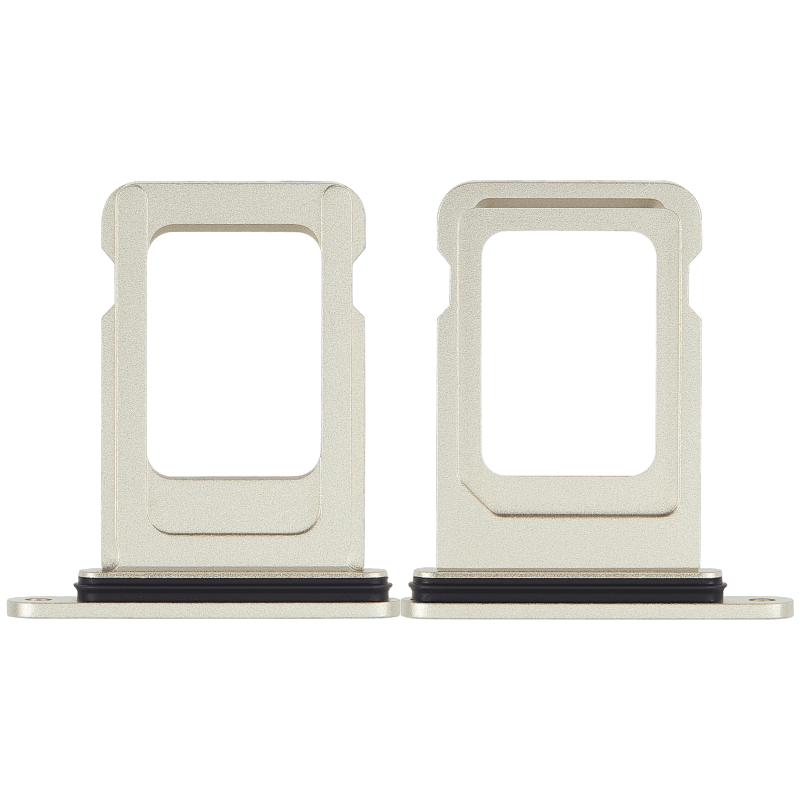 Single Sim Card Tray Compatible For iPhone 15 / 15 Plus (Yellow)