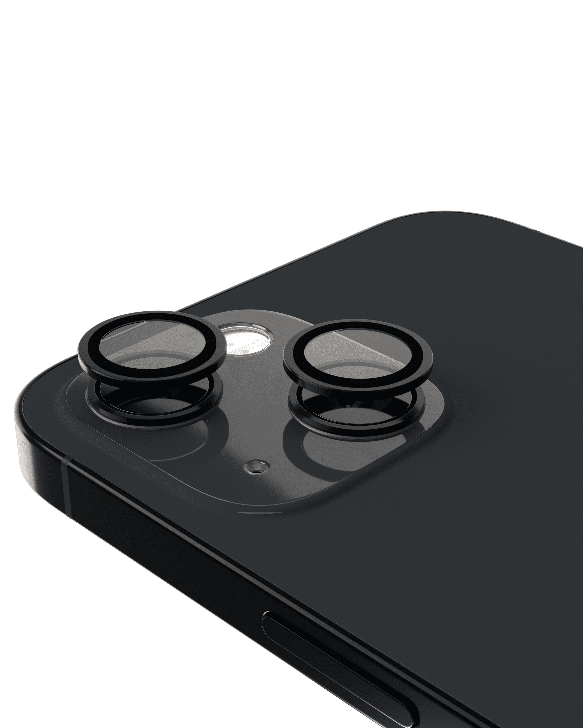 Casper Camera Lens Protector Compatible For iPhone 15 / 15 Plus (Black) (Clear)