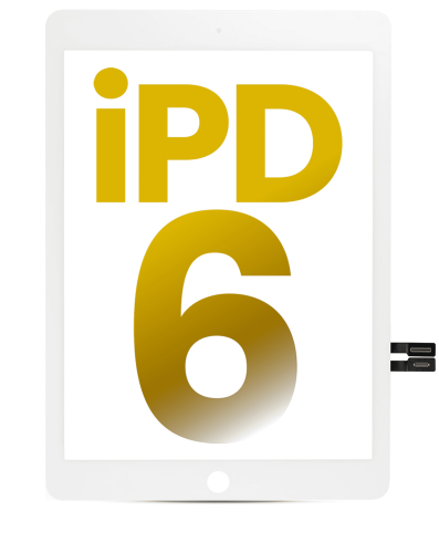 Digitizer Compatible For iPad 6 (2018) (White) (Premium)