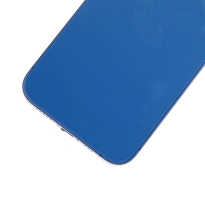 Back Housing W/ Small Components Pre-Installed Compatible For iPhone 13 (International Version) (Used OEM Pull: Grade A) (Blue)
