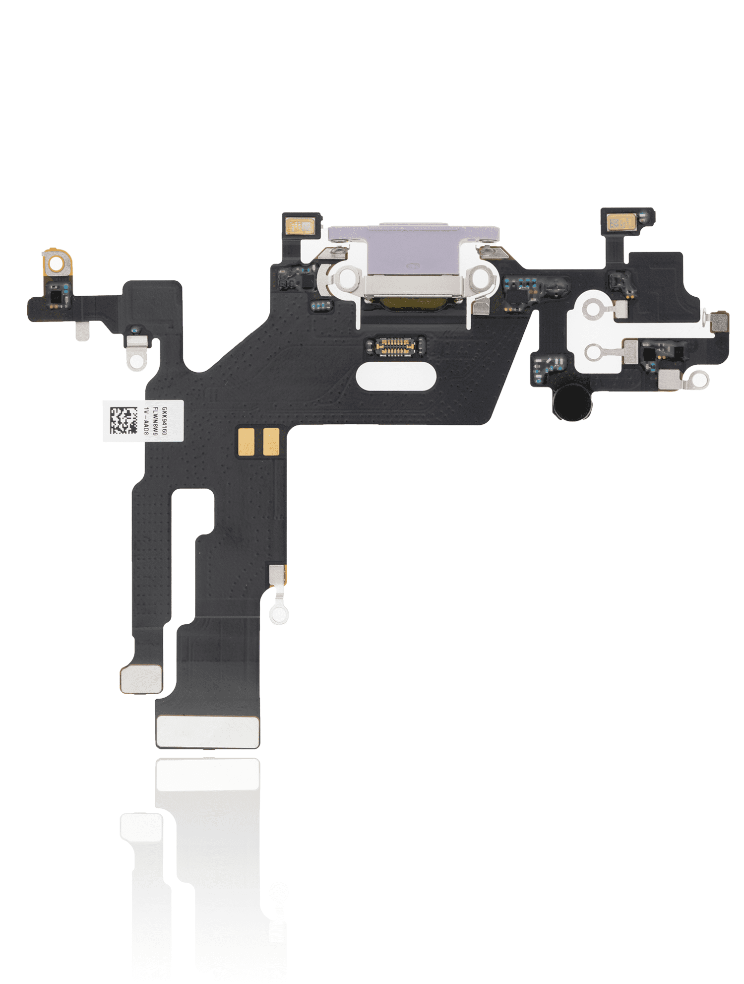 Charging Port Flex Cable Compatible For iPhone 11 (Premium) (Purple)