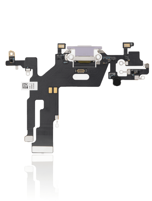 Charging Port Flex Cable Compatible For iPhone 11 (Premium) (Purple)