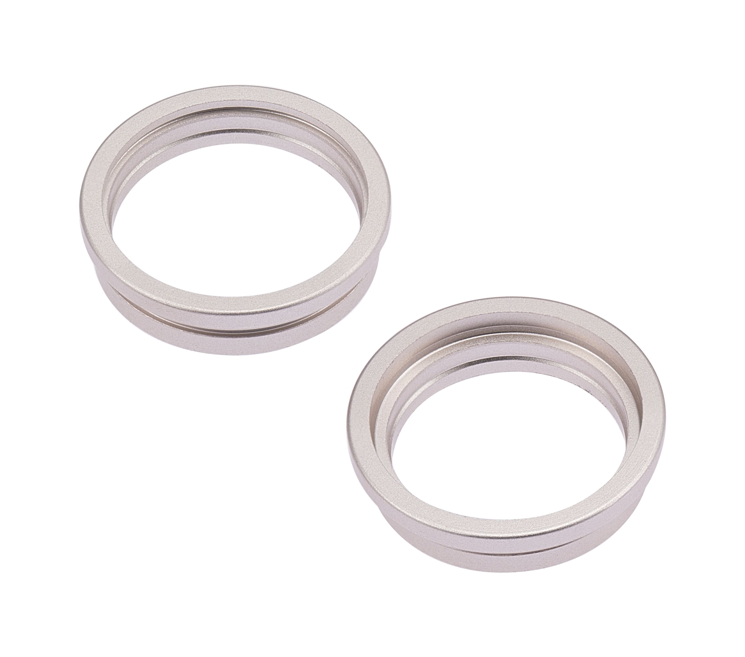 Back Camera Bezel Ring Only Compatible For iPhone 14 / 14 Plus (Starlight) (2 Piece Set)