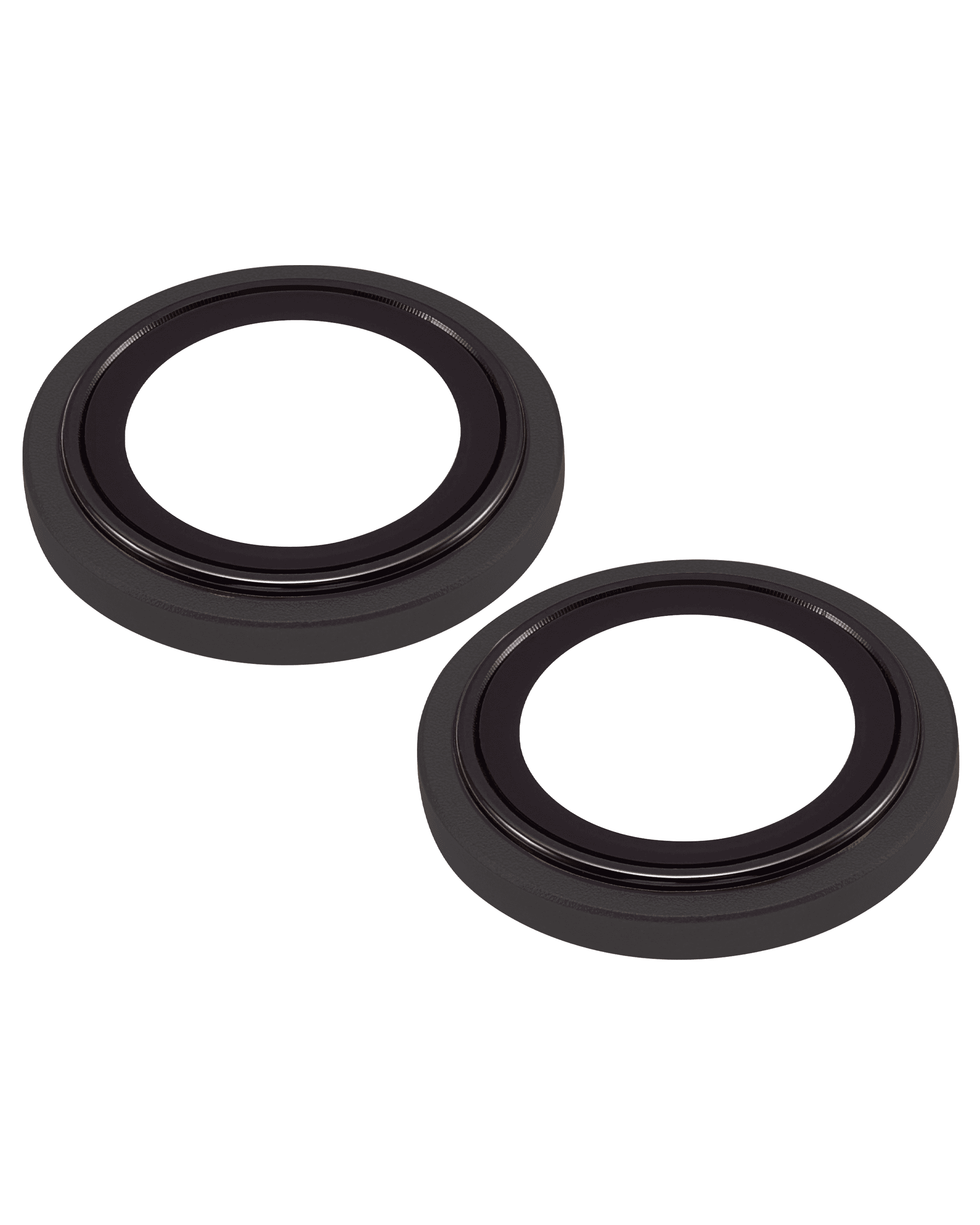 Casper Camera Lens Protector Compatible For iPhone 15 / 15 Plus (Black) (Clear)