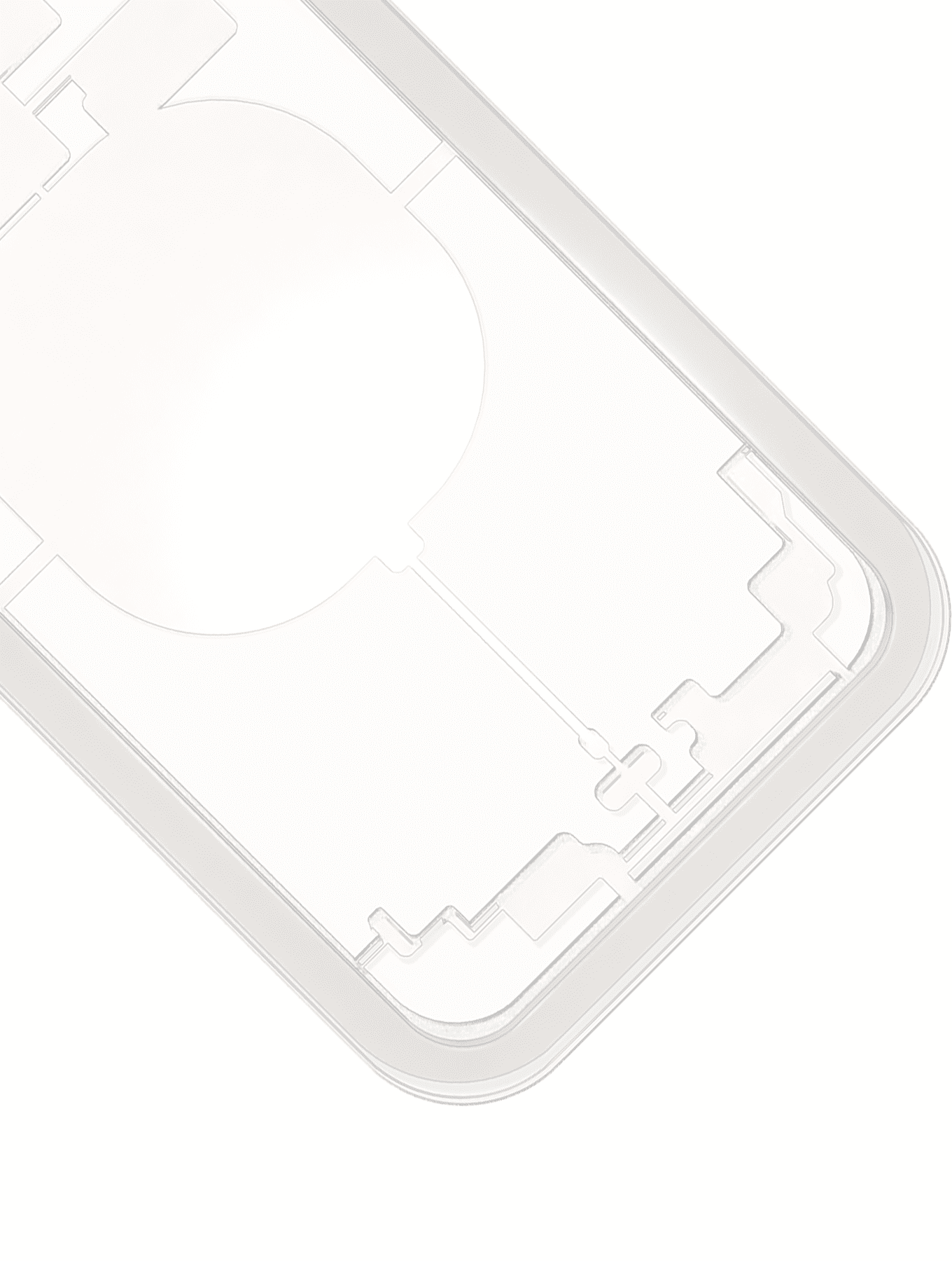Laser Machine Protection Mold Compatible For iPhone 11 (M-Triangel)