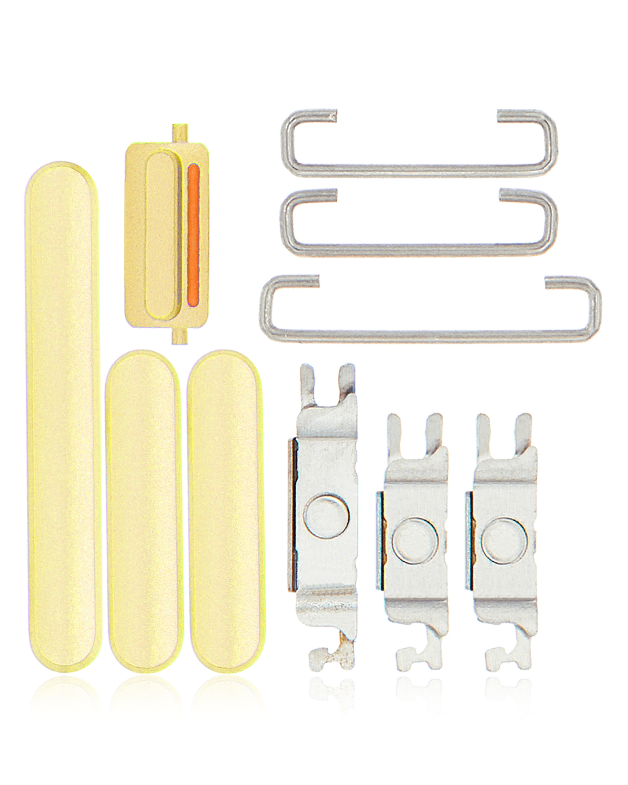 Hard Buttons (Power / Volume / Switch) Compatible For iPhone 11 (Yellow)
