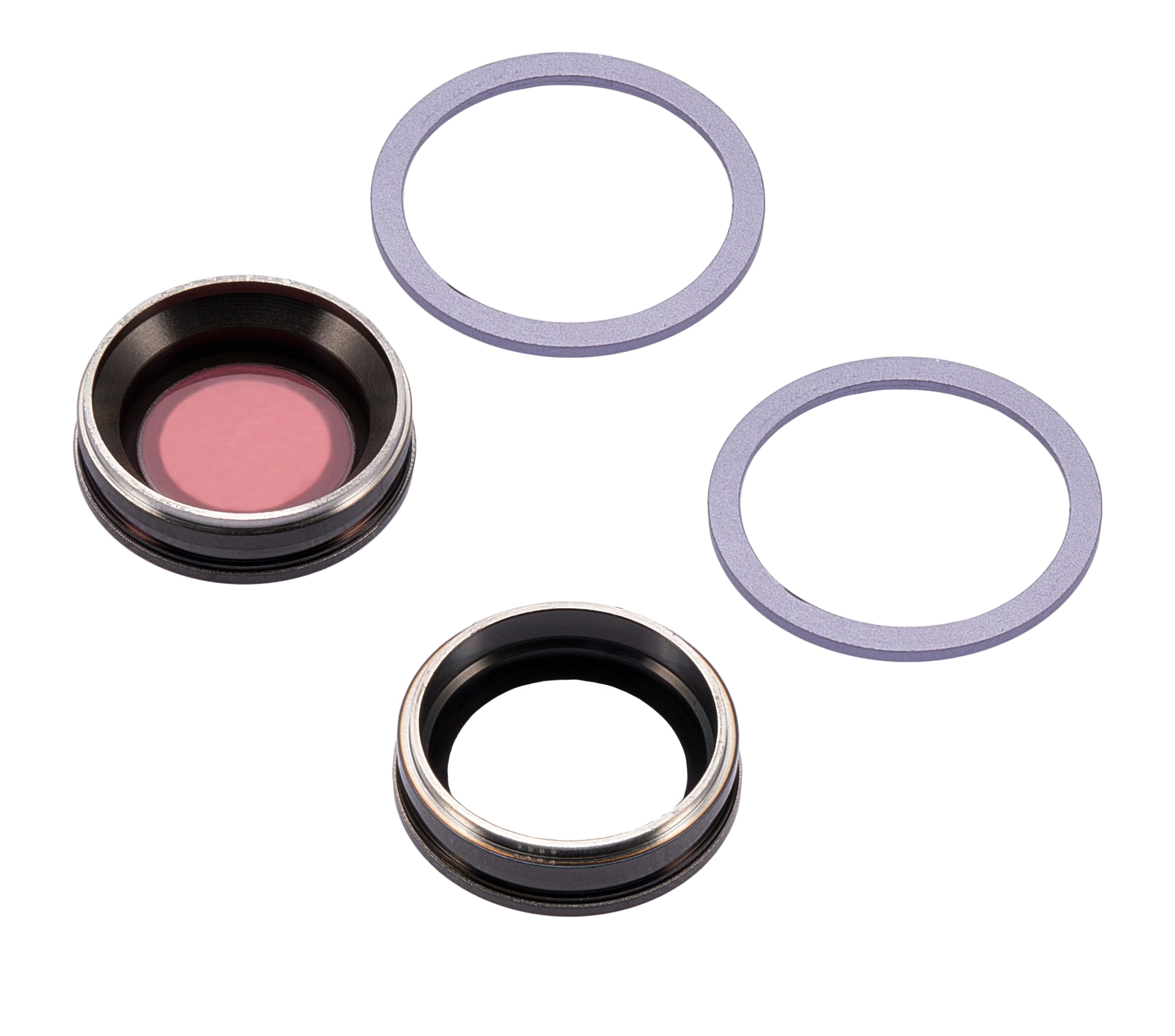 Back Camera Lens With Bracket & Bezel Compatible For iPhone 11 (Purple) (Real Sapphire / Premium)