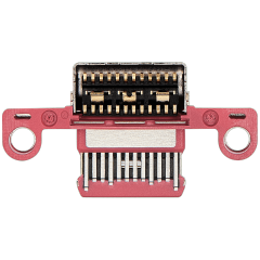 Charging Port Only Compatible For iPad 10 (2022) (Soldering Required) (Pink) (10 Pack)