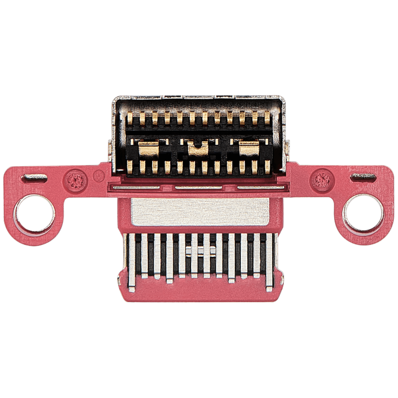 Charging Port Only Compatible For iPad 10 (2022) (Soldering Required) (Pink) (10 Pack)