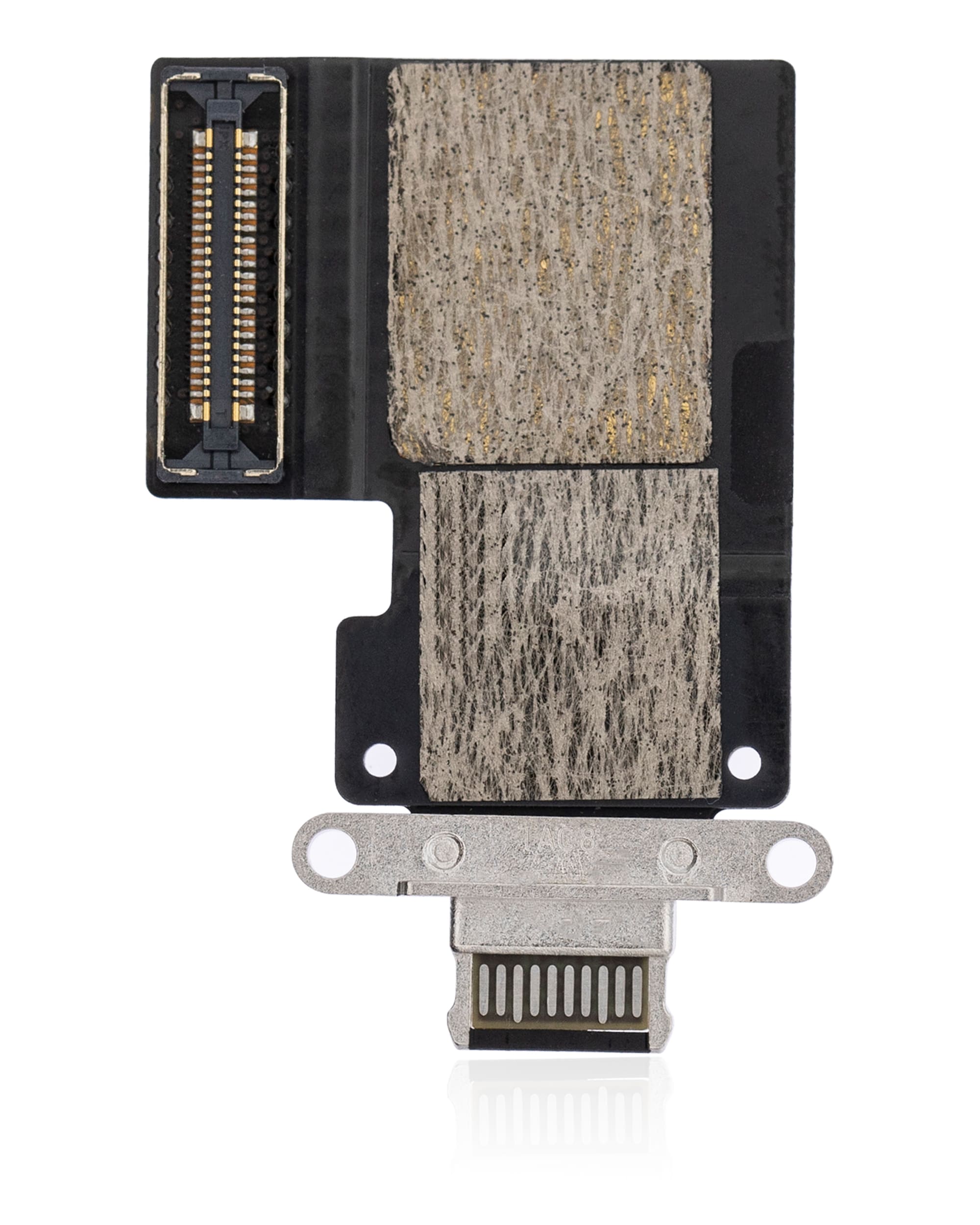 Charging Port Flex Cable Compatible For iPad Pro 12.9" 3rd Gen (2018) / 4th Gen (2020) / iPad Pro 11" 1st Gen (2018) / Pro 11" 2nd Gen (2020) (Premium) (Black)