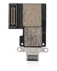 Charging Port Flex Cable Compatible For iPad Pro 12.9" 3rd Gen (2018) / 4th Gen (2020) / iPad Pro 11" 1st Gen (2018) / Pro 11" 2nd Gen (2020) (Premium) (Black)