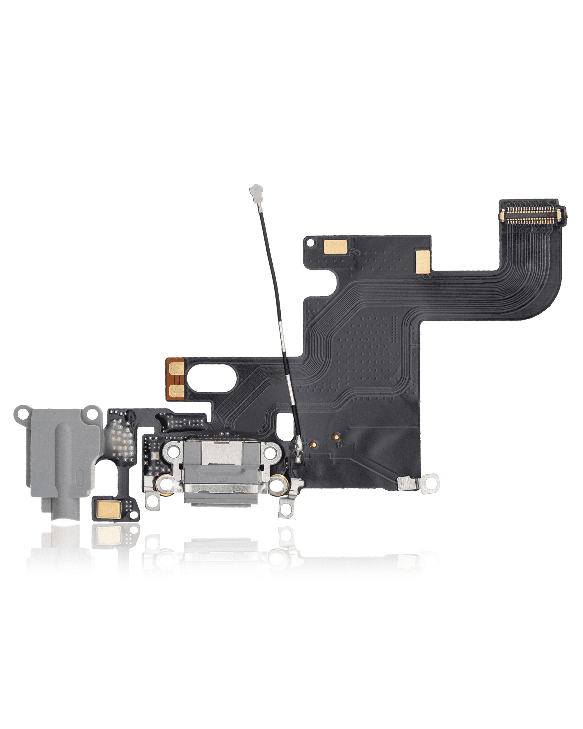 Charging Port Flex Cable Compatible For iPhone 6 (Premium) (Space Gray)
