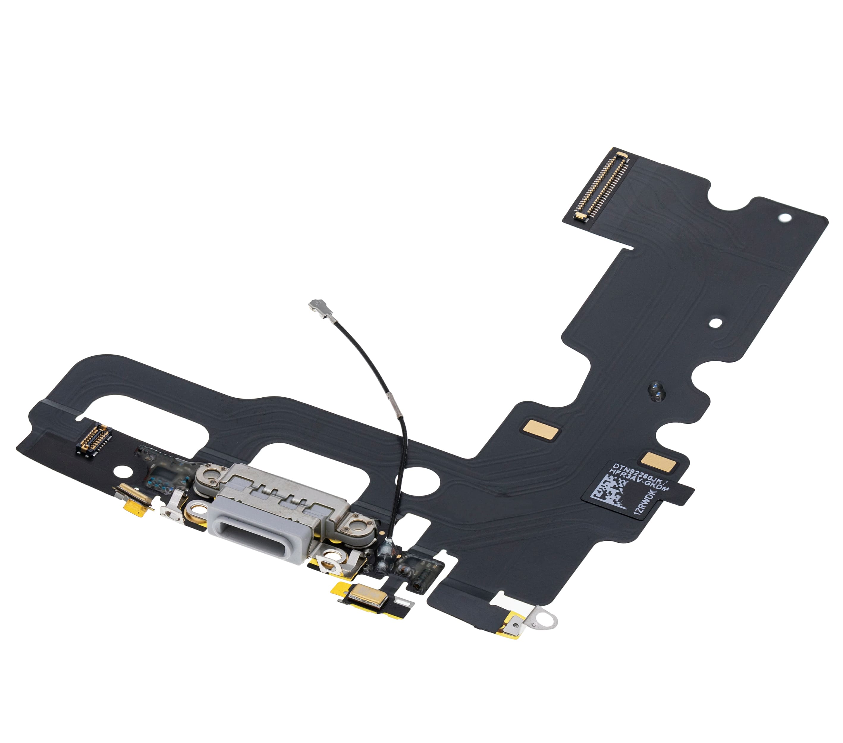 Charging Port Flex Cable Compatible For iPhone 7 (Premium) (Silver)