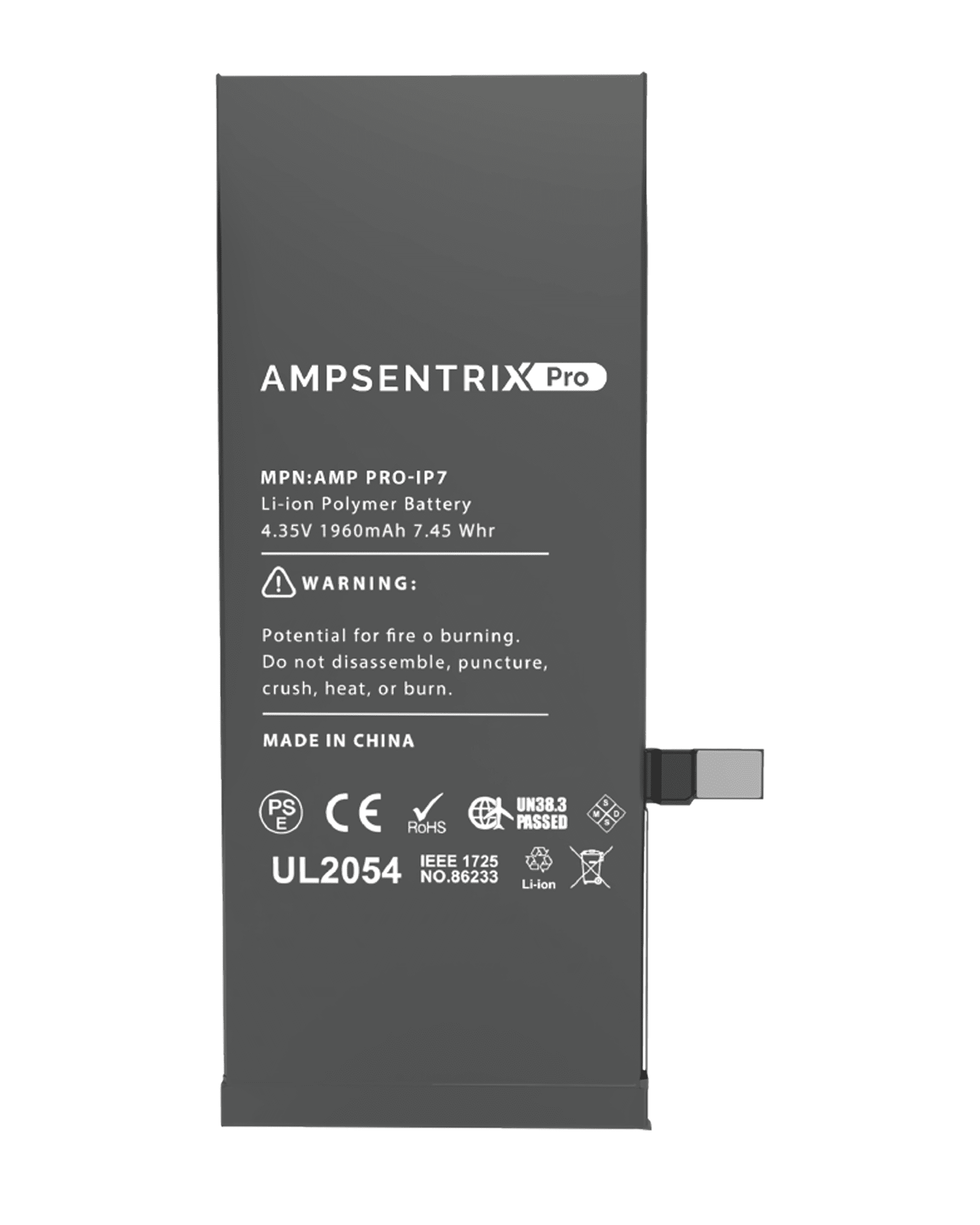 Replacement Battery Compatible For iPhone 7 (AmpSentrix Pro)