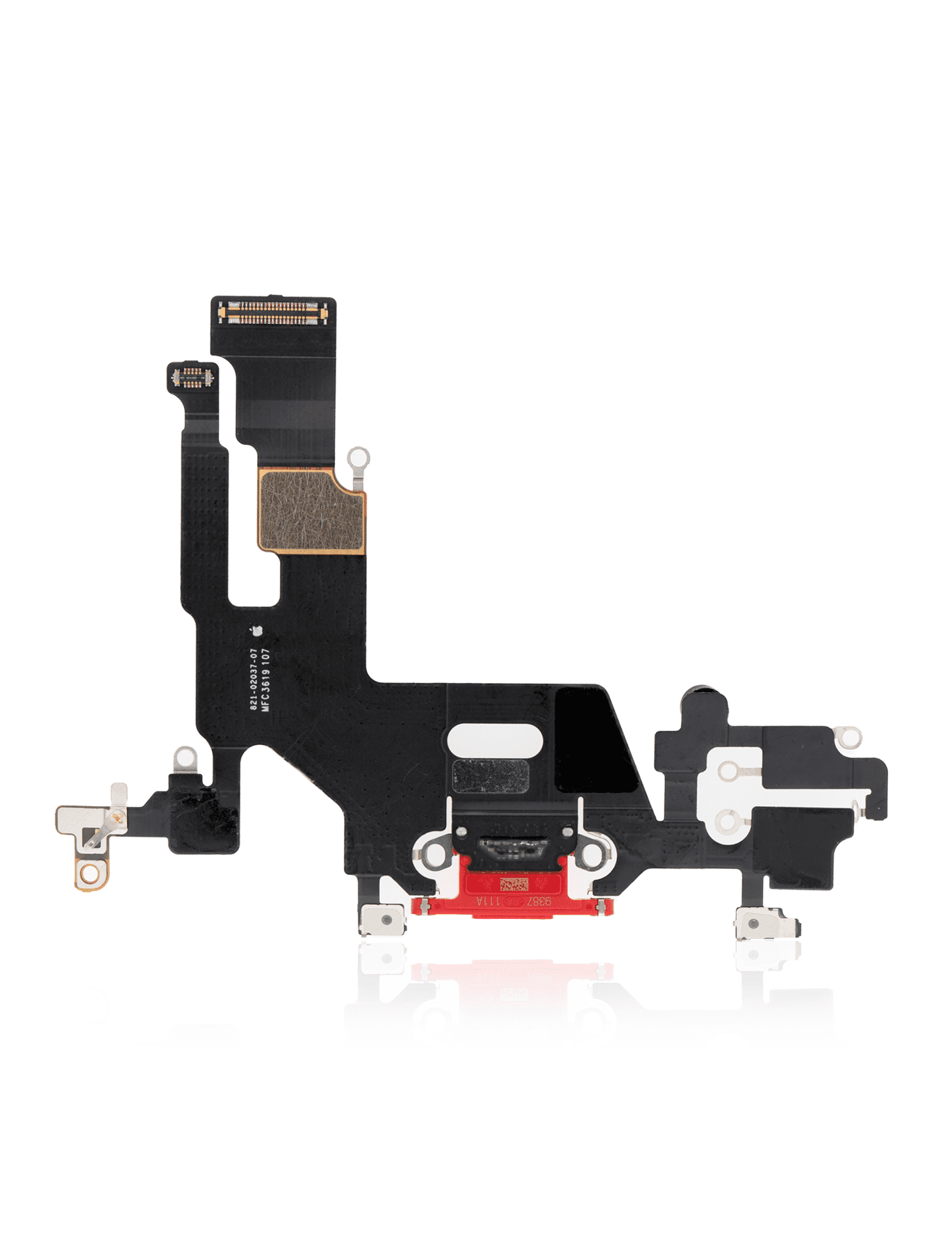 Charging Port Flex Cable Compatible For iPhone 11 (Premium) (Red)