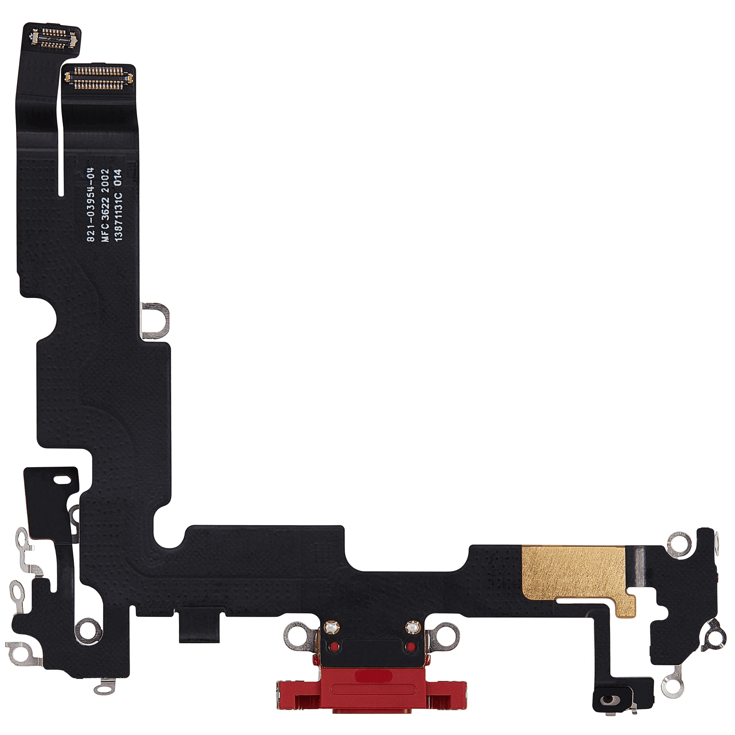 Charging Port Flex Cable Compatible For iPhone 14 Plus (Used OEM Pull) (Red)