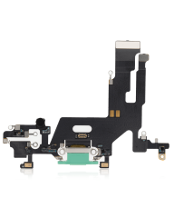 Charging Port Flex Cable Compatible For iPhone 11 (Premium) (Green)