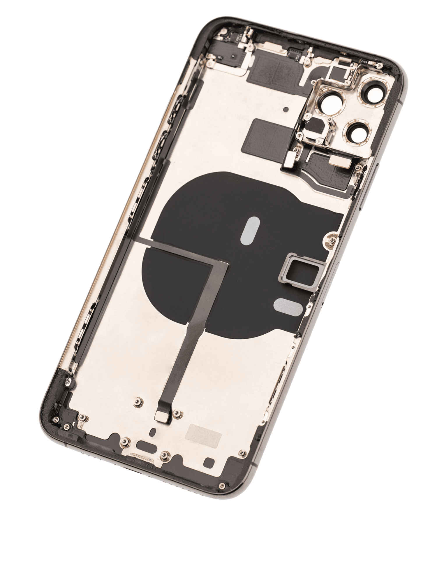 Back Housing W/ Small Components Pre-Installed Compatible For iPhone 11 Pro Max (Used OEM Pull: Grade C) (Space Gray)