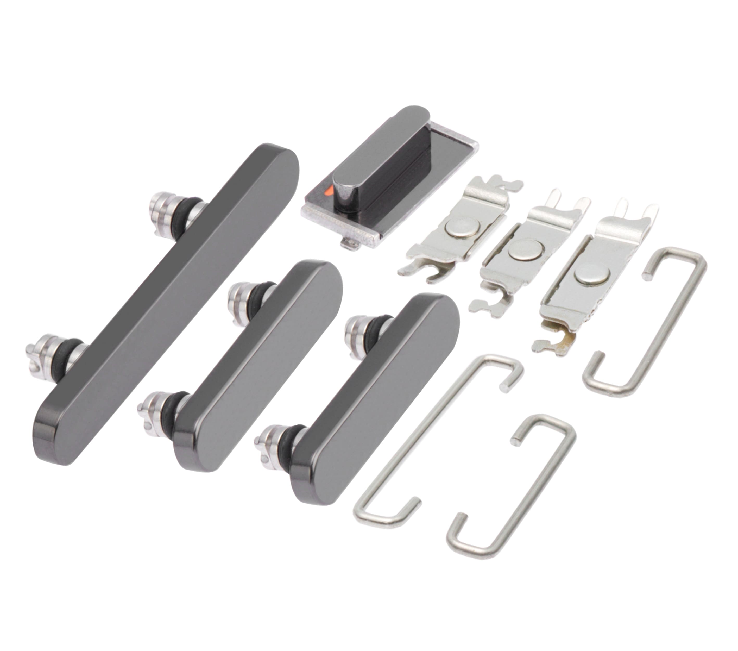 Hard Buttons (Power / Volume / Switch) Compatible For iPhone 13 Pro / 13 Pro Max (Graphite)
