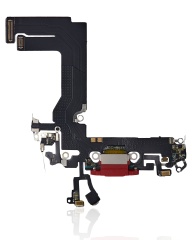 Charging Port Flex Cable Compatible For iPhone 13 Mini (Aftermarket Plus) (Red)