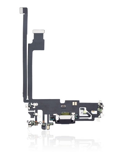 Charging Port Flex Cable Compatible For iPhone 12 Pro Max (Aftermarket Plus) (Graphite)