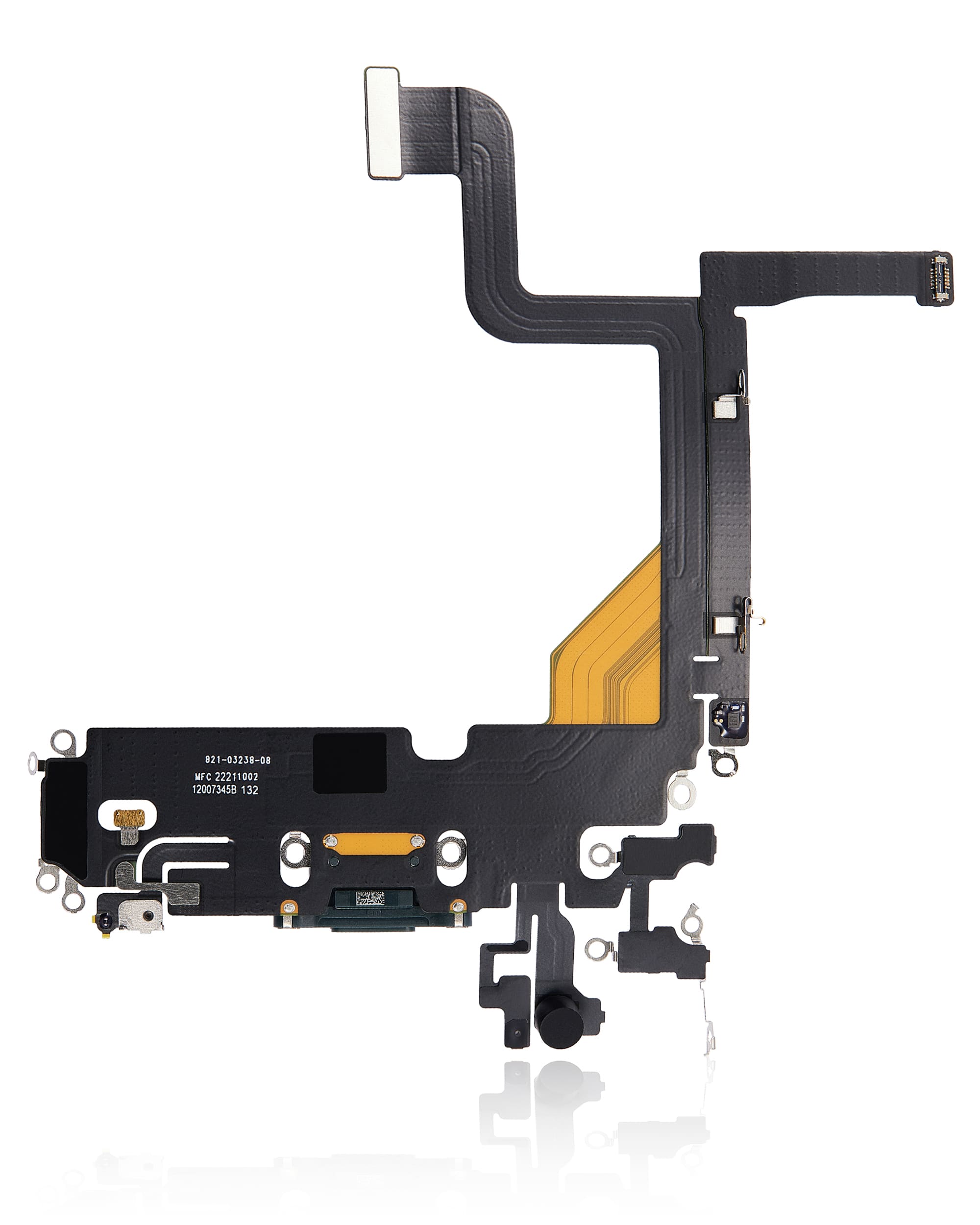 Charging Port Flex Cable Compatible For iPhone 13 Pro (Used OEM Pull) (Alpine Green)