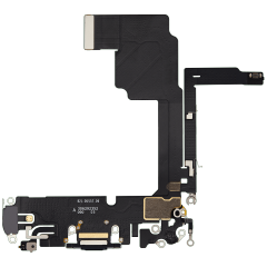 Charging Port Flex Cable Compatible For iPhone 15 Pro (Premium) (Blue Titanium)