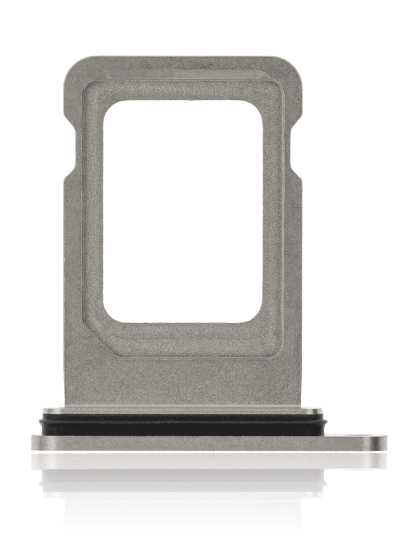 Single Sim Card Tray Compatible For iPhone 12 Pro / 12 Pro Max / 13 Pro / 13 Pro Max (Silver)